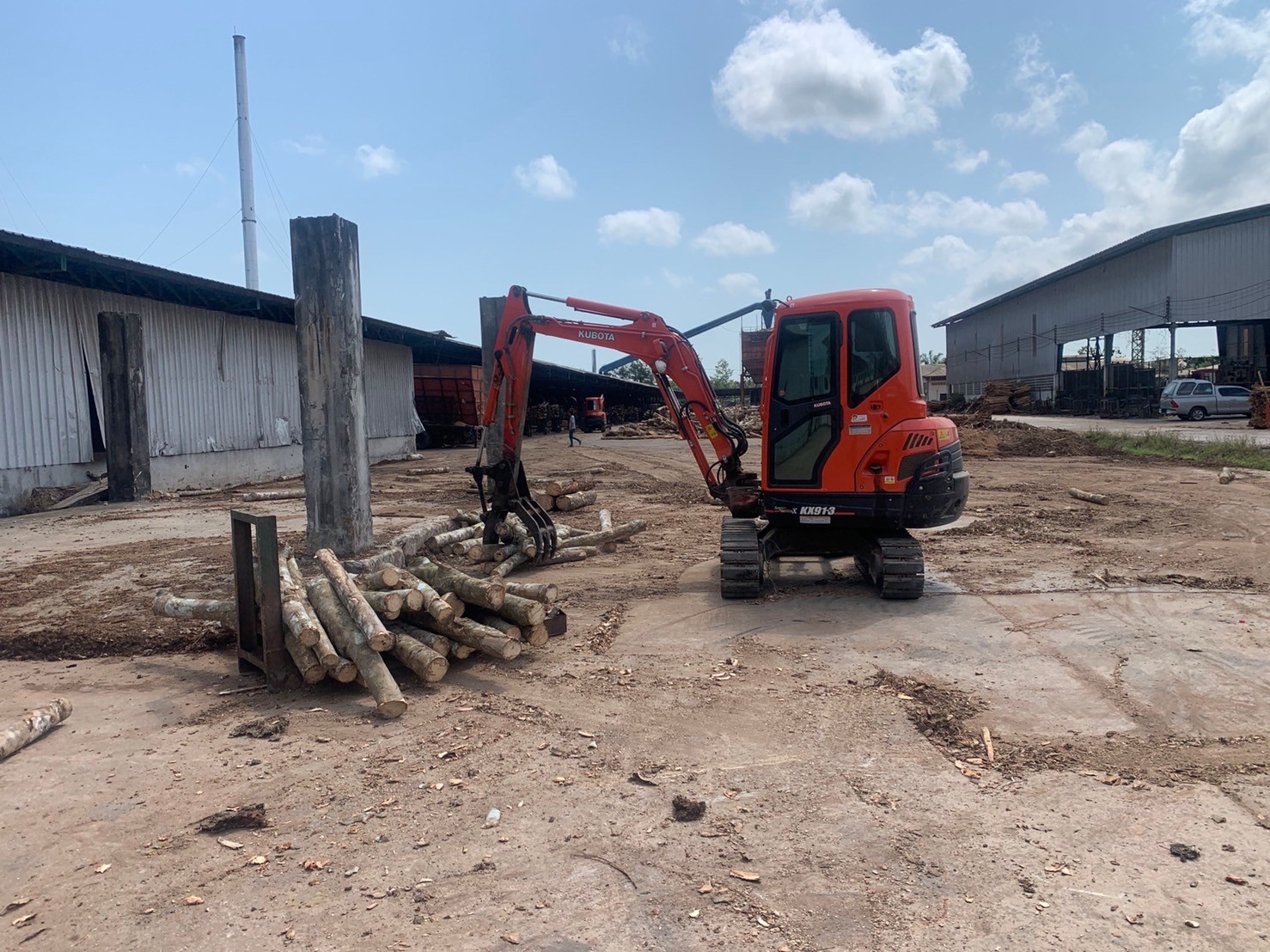 งานเกษตร คีบไม้ยางพารา