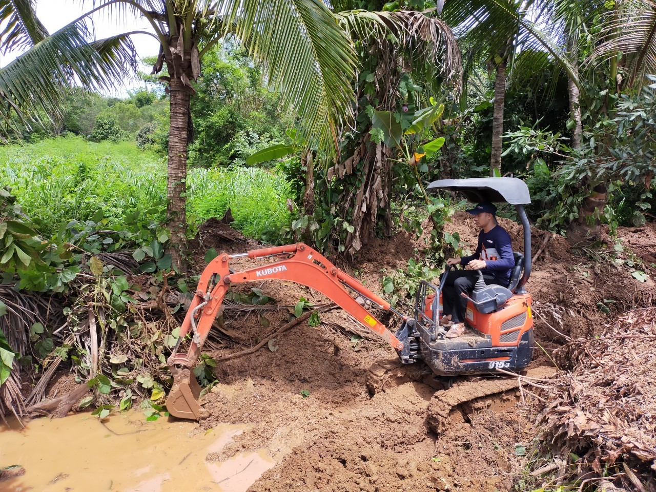 งานปรับพื้นที่