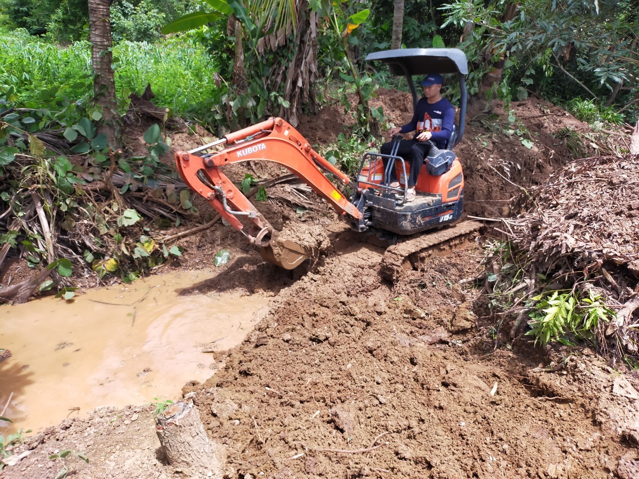 งานปรับพื้นที่