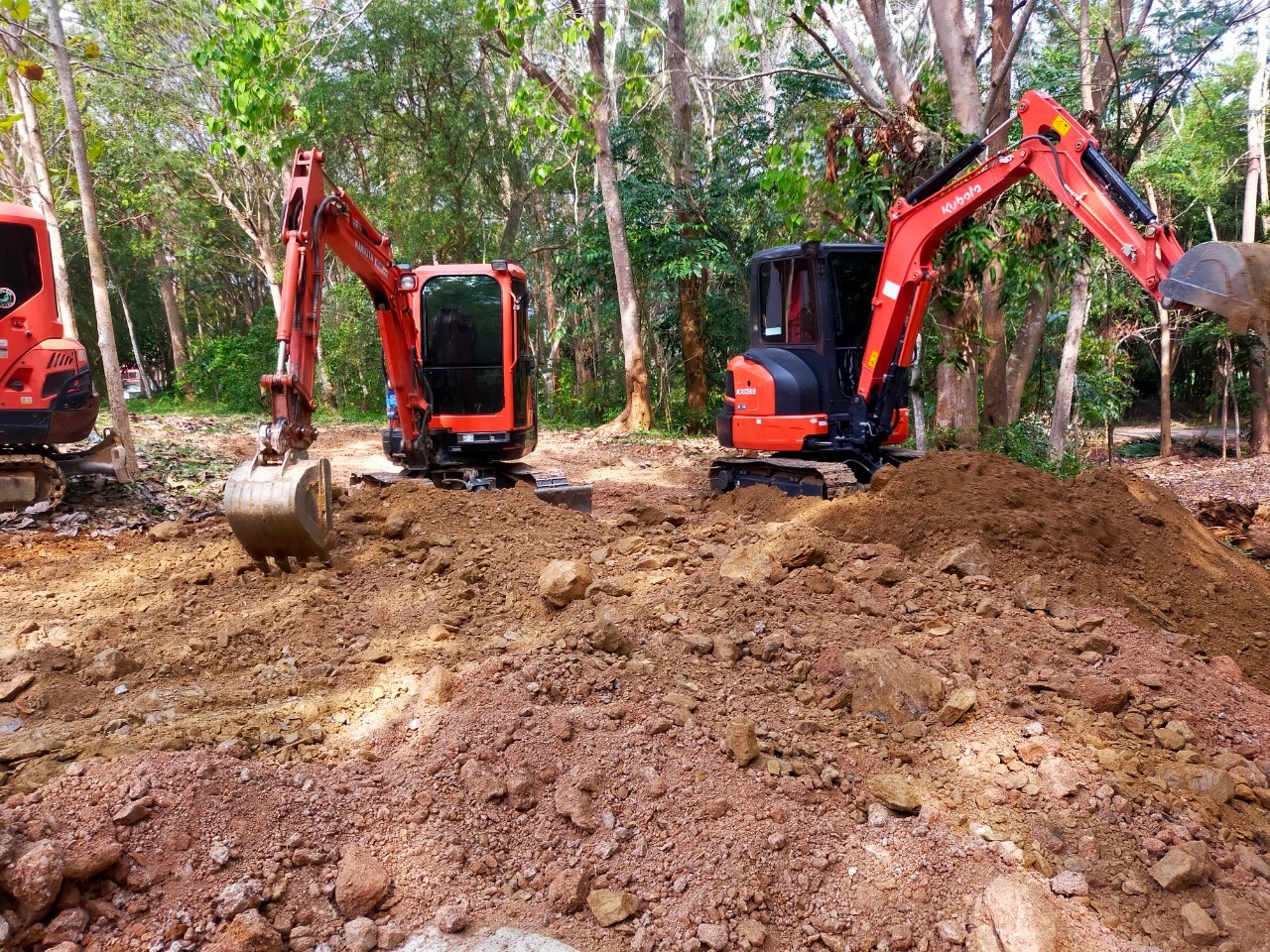 งานปรับพื้นที่