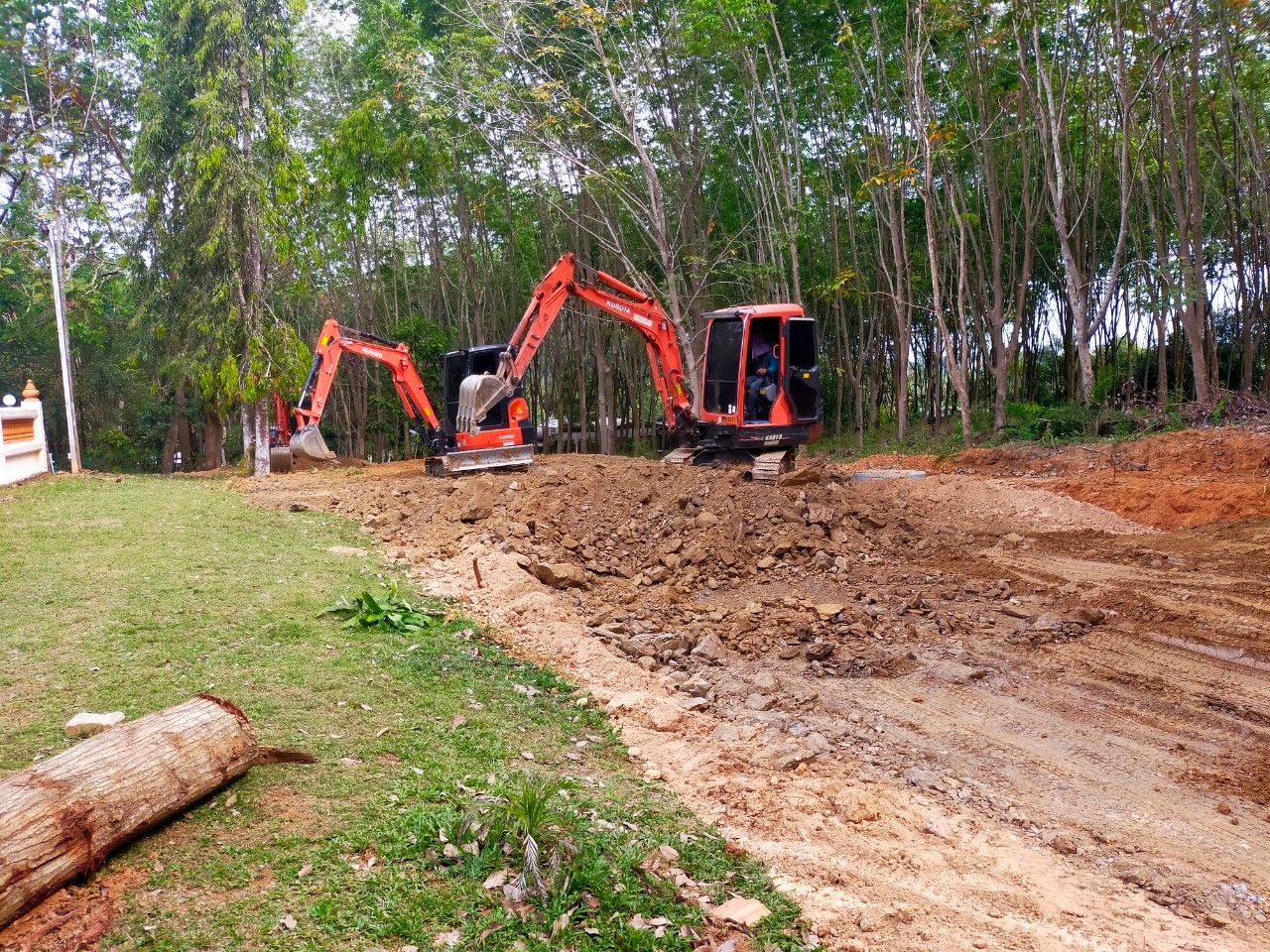 งานปรับพื้นที่