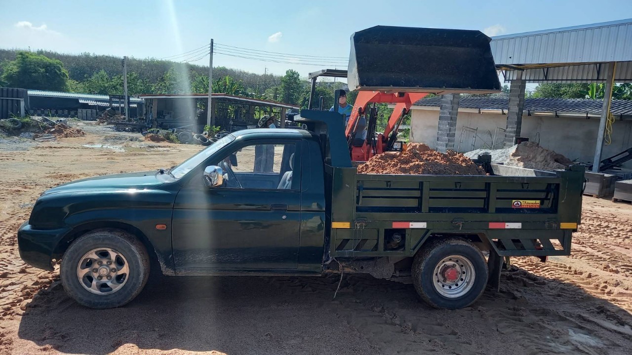 รูปการทำงานสินค้ารถตักล้อยาง