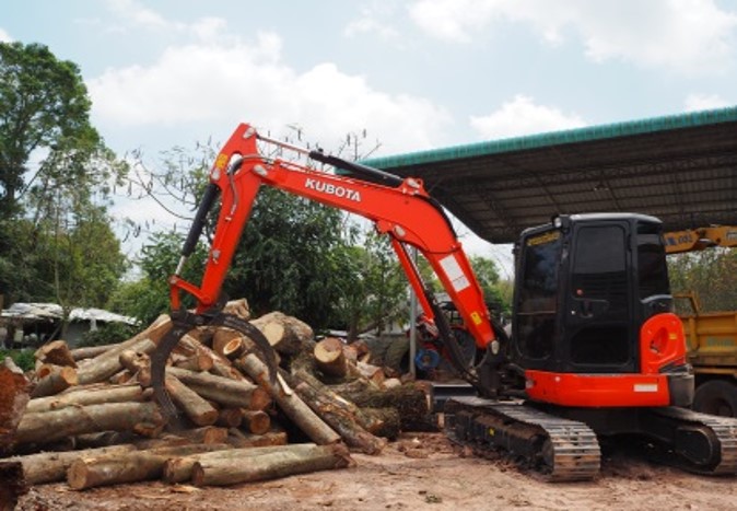 งานเกษตร คีบไม้ยางพารา