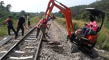 รถขุดคูโบต้า กับงานก่อสร้าง