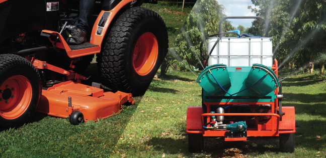 B2401 พร้อมเครื่องตัดหญ้าใต้ท้องรถ