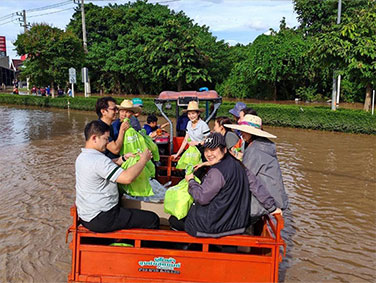 สยามคูโบต้า ลีสซิ่ง ร่วมกับ ‘คูโบต้า จุงชัย’ ลงพื้นที่มอบถุงยังชีพบรรเทาเหตุอุทกภัยในพื้นที่ จ. เชียงราย